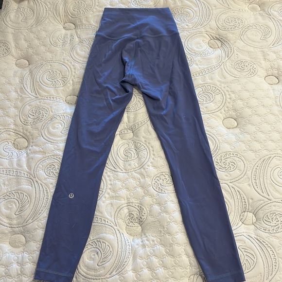 Blue LuluLemon leggings, size 0 - Picture 2 of 3